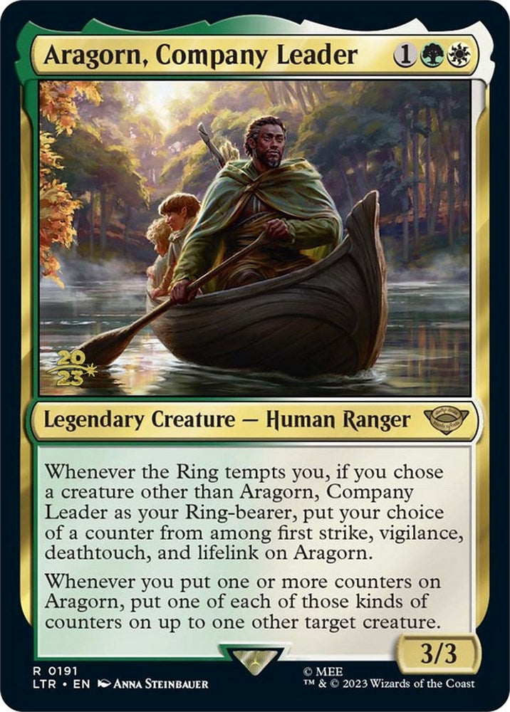 Aragorn, Company Leader [The Lord of the Rings: Tales of Middle-Earth Prerelease Promos] | Magic Magpie