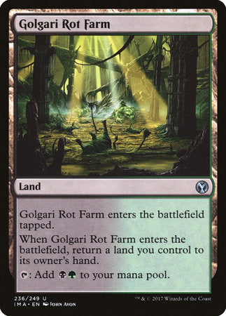 Golgari Rot Farm [Iconic Masters] | Magic Magpie