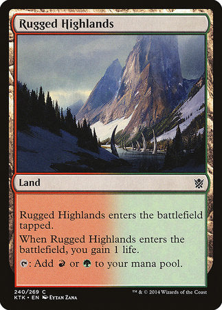 Rugged Highlands [Khans of Tarkir] | Magic Magpie
