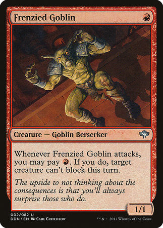 Frenzied Goblin [Duel Decks: Speed vs. Cunning] | Magic Magpie