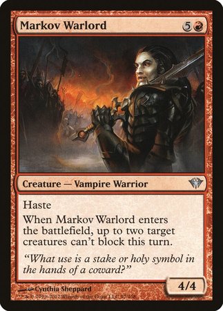 Markov Warlord [Dark Ascension] | Magic Magpie