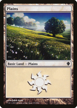 Plains (337) [Commander 2013] | Magic Magpie