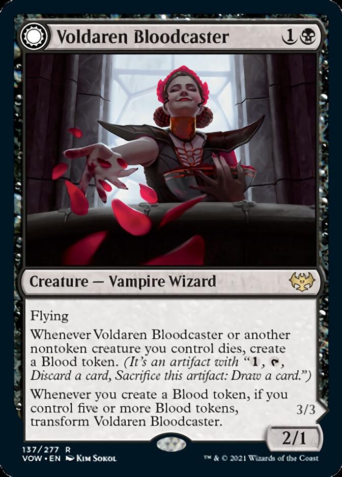 Voldaren Bloodcaster // Bloodbat Summoner [Innistrad: Crimson Vow] | Magic Magpie