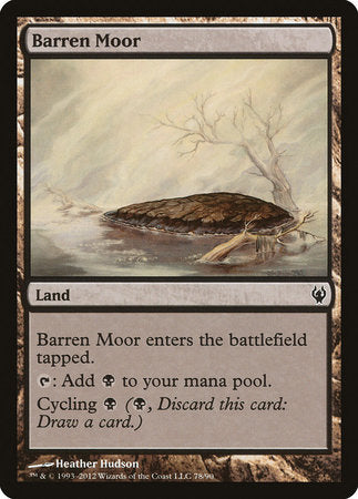 Barren Moor [Duel Decks: Izzet vs. Golgari] | Magic Magpie
