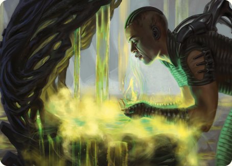 Necrogen Communion Art Card [Phyrexia: All Will Be One Art Series] | Magic Magpie