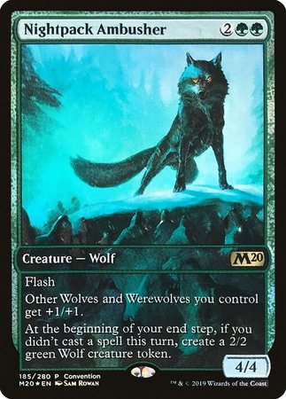 Nightpack Ambusher (2019 Convention Exclusive) [Core Set 2020 Promos] | Magic Magpie