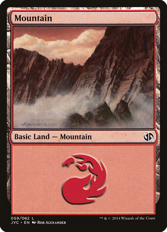 Mountain (59) [Duel Decks Anthology] | Magic Magpie