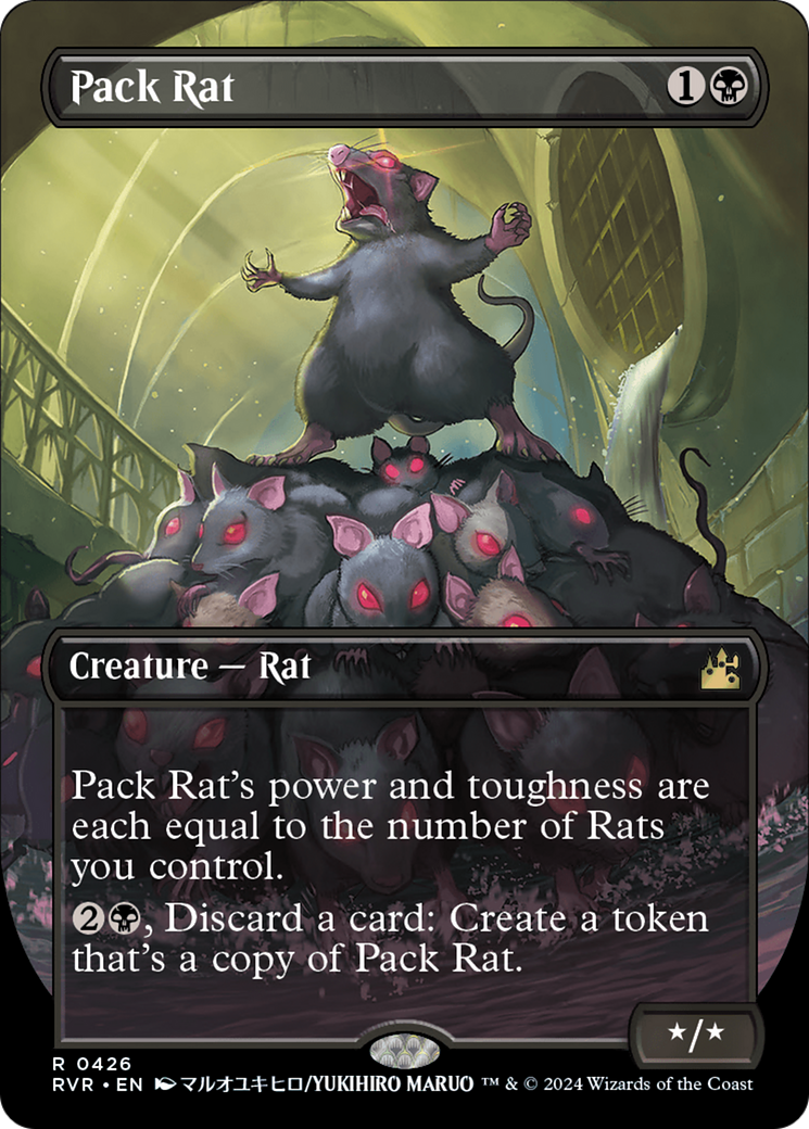 Pack Rat (Anime Borderless) [Ravnica Remastered] | Magic Magpie