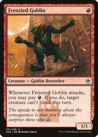 Frenzied Goblin [Masters 25] | Magic Magpie