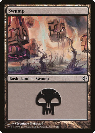 Swamp (239) [Rise of the Eldrazi] | Magic Magpie