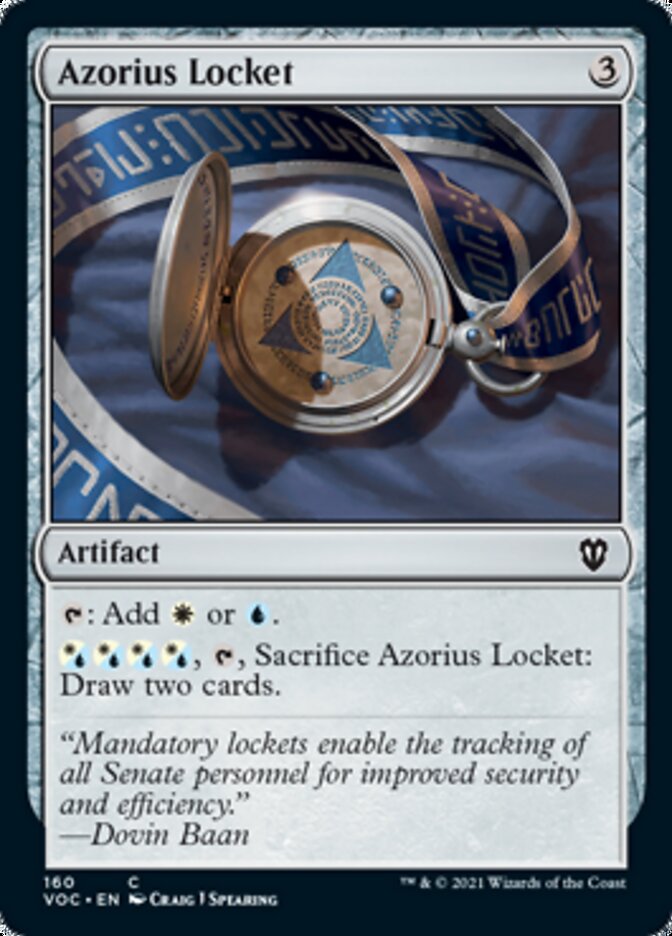 Azorius Locket [Innistrad: Crimson Vow Commander] | Magic Magpie