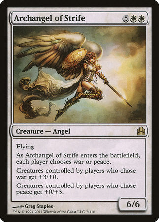 Archangel of Strife [Commander 2011] | Magic Magpie