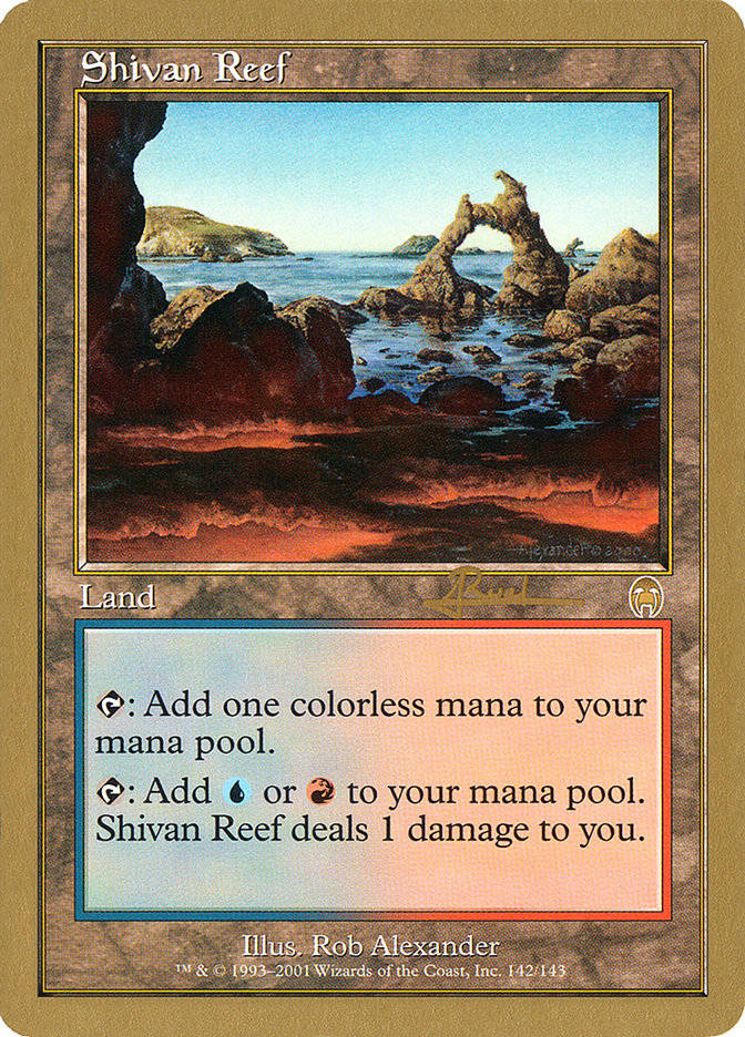 Shivan Reef (Antoine Ruel) [World Championship Decks 2001] | Magic Magpie