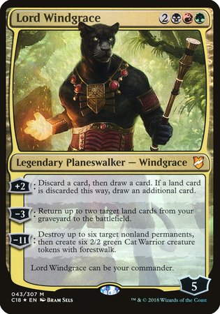 Lord Windgrace (Commander 2018) [Commander 2018 Oversized] | Magic Magpie