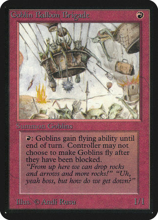 Goblin Balloon Brigade [Limited Edition Alpha] | Magic Magpie