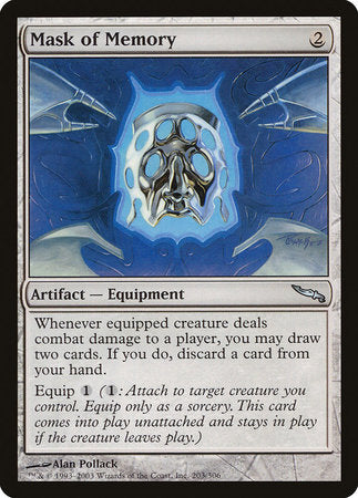 Mask of Memory [Mirrodin] | Magic Magpie