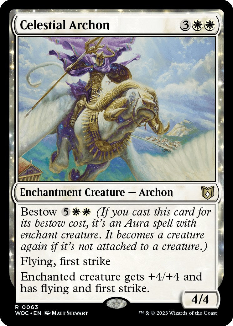 Celestial Archon [Wilds of Eldraine Commander] | Magic Magpie