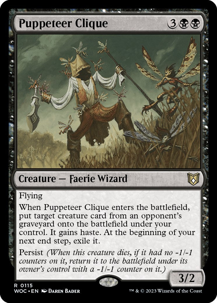 Puppeteer Clique [Wilds of Eldraine Commander] | Magic Magpie