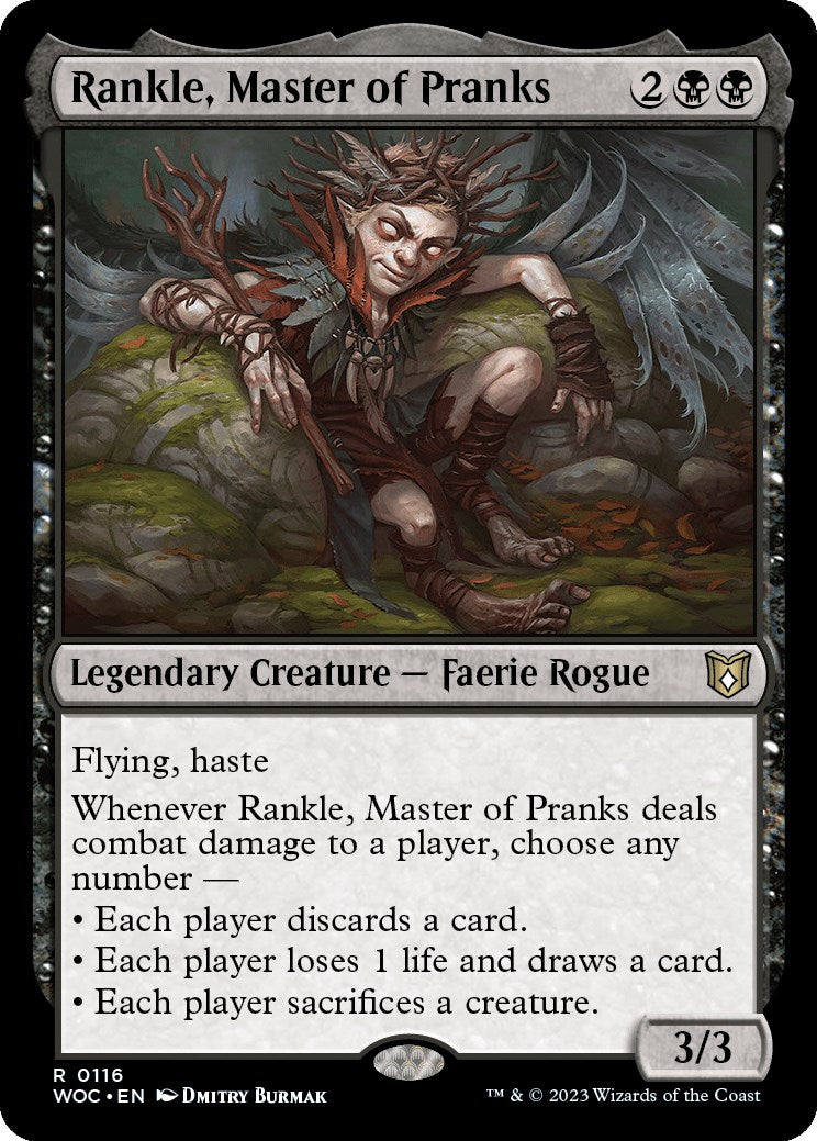 Rankle, Master of Pranks [Wilds of Eldraine Commander] | Magic Magpie