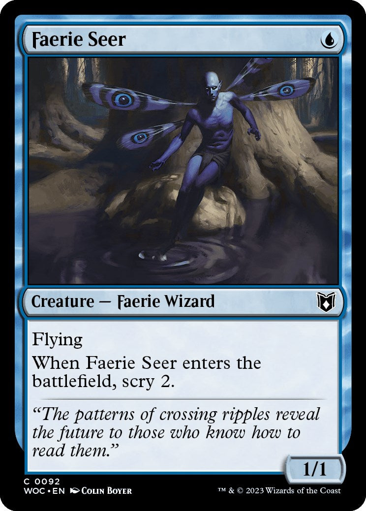 Faerie Seer [Wilds of Eldraine Commander] | Magic Magpie