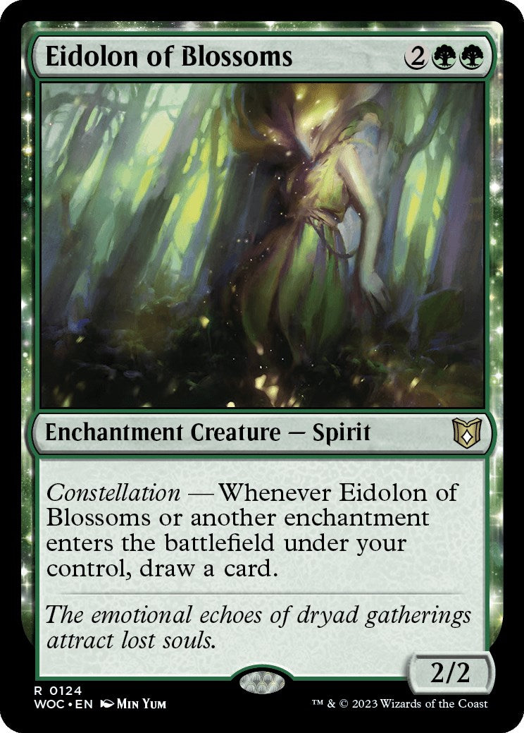 Eidolon of Blossoms [Wilds of Eldraine Commander] | Magic Magpie