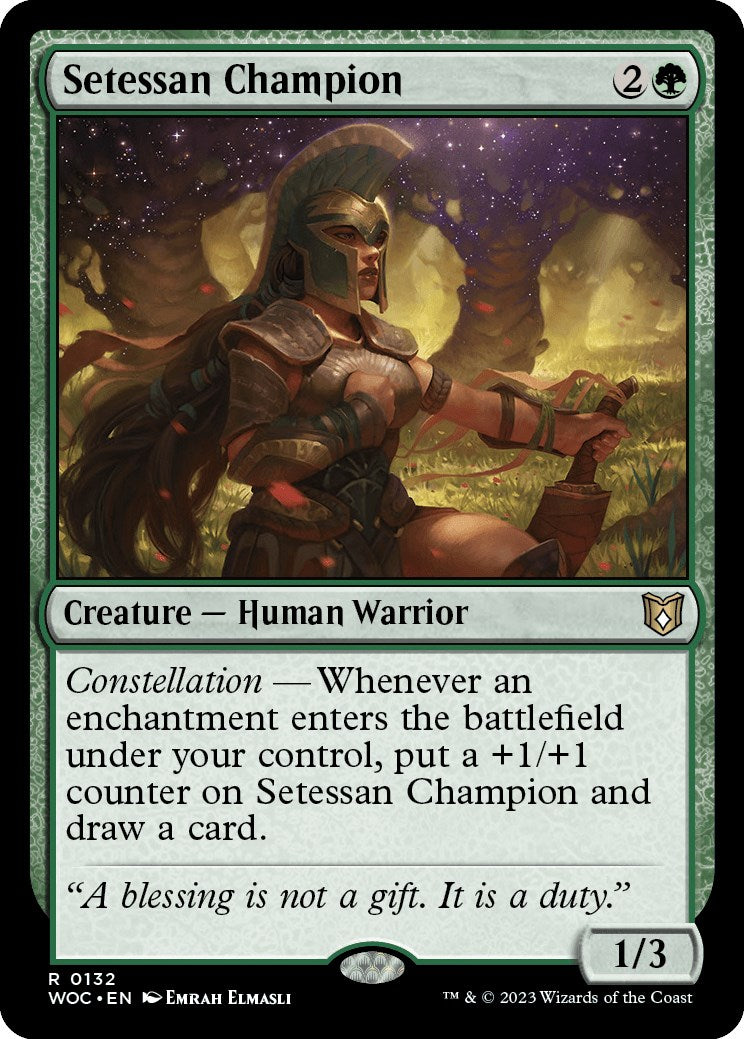 Setessan Champion [Wilds of Eldraine Commander] | Magic Magpie