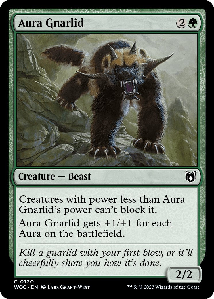 Aura Gnarlid [Wilds of Eldraine Commander] | Magic Magpie