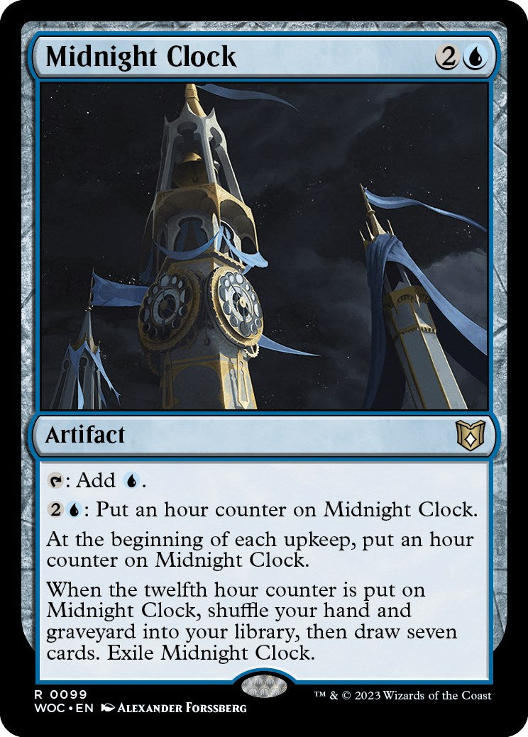 Midnight Clock [Wilds of Eldraine Commander] | Magic Magpie