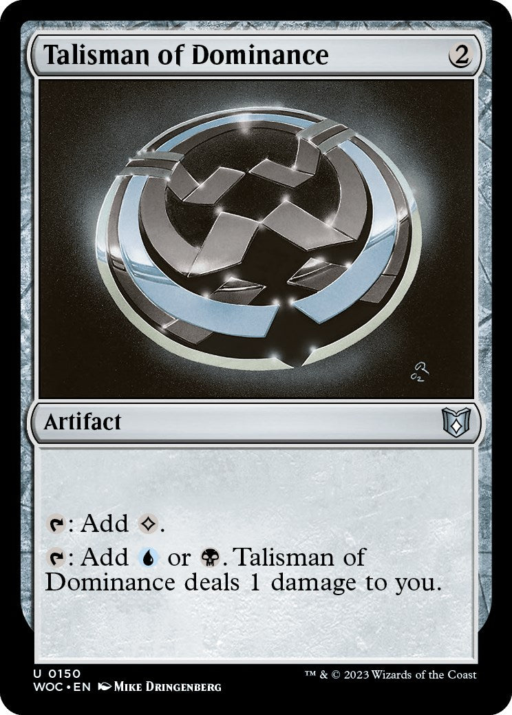 Talisman of Dominance [Wilds of Eldraine Commander] | Magic Magpie