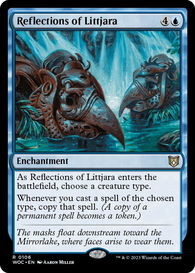 Reflections of Littjara [Wilds of Eldraine Commander] | Magic Magpie