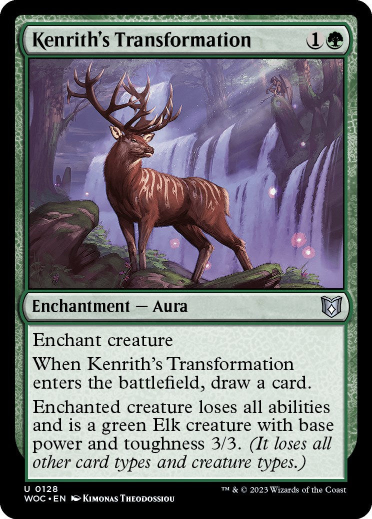 Kenrith's Transformation [Wilds of Eldraine Commander] | Magic Magpie