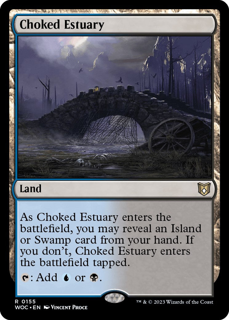 Choked Estuary [Wilds of Eldraine Commander] | Magic Magpie