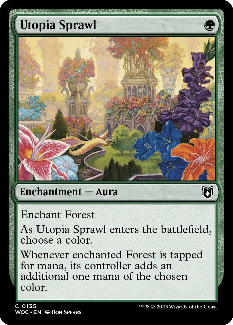 Utopia Sprawl [Wilds of Eldraine Commander] | Magic Magpie