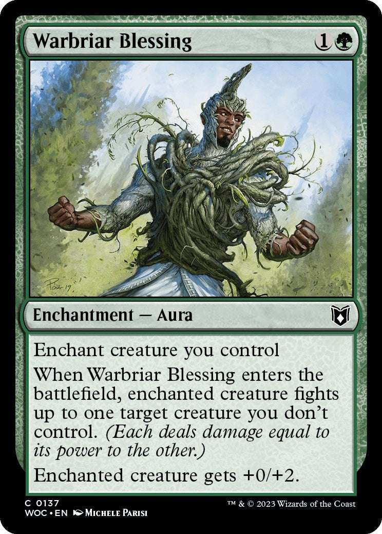 Warbriar Blessing [Wilds of Eldraine Commander] | Magic Magpie