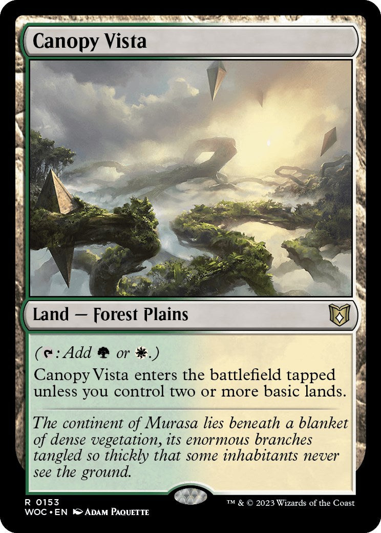 Canopy Vista [Wilds of Eldraine Commander] | Magic Magpie