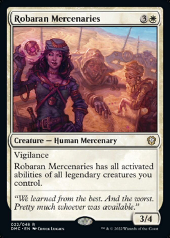 Robaran Mercenaries [Dominaria United Commander] | Magic Magpie