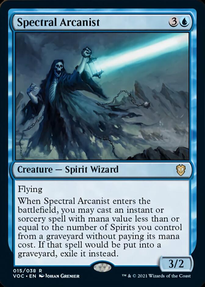 Spectral Arcanist [Innistrad: Crimson Vow Commander] | Magic Magpie