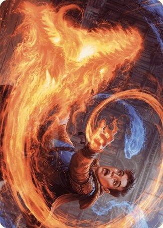 Frantic Firebolt Art Card [Wilds of Eldraine Art Series] | Magic Magpie