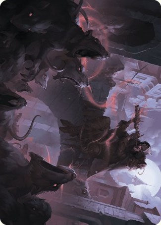 Gnawing Crescendo Art Card [Wilds of Eldraine Art Series] | Magic Magpie