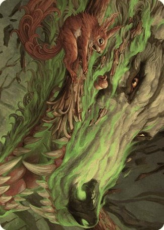 Leaping Ambush Art Card [Wilds of Eldraine Art Series] | Magic Magpie