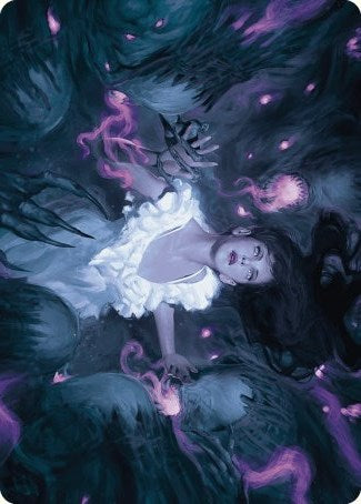 Neva, Stalked by Nightmares Art Card [Wilds of Eldraine Art Series] | Magic Magpie