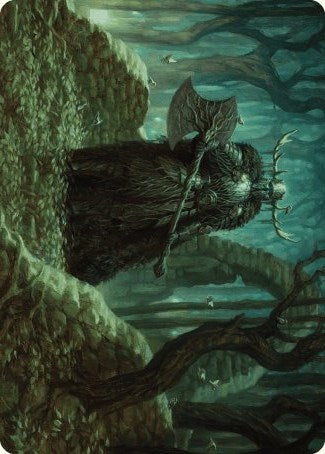 Mosswood Dreadknight Art Card [Wilds of Eldraine Art Series] | Magic Magpie