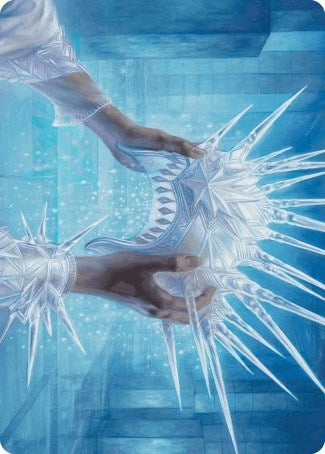 Hylda's Crown of Winter Art Card [Wilds of Eldraine Art Series] | Magic Magpie