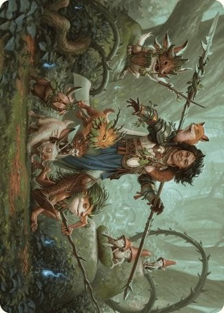 Ellivere of the Wild Court Art Card [Wilds of Eldraine Art Series] | Magic Magpie