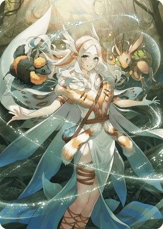 Greater Auramancy Anime Art Card [Wilds of Eldraine Art Series] | Magic Magpie