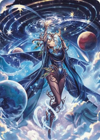 Omniscience Anime Art Card [Wilds of Eldraine Art Series] | Magic Magpie