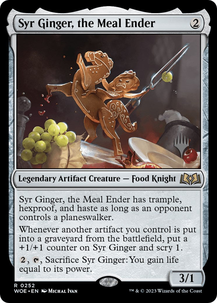 Syr Ginger, the Meal Ender (Promo Pack) [Wilds of Eldraine Promos] | Magic Magpie