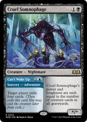 Cruel Somnophage // Can't Wake Up (Promo Pack) [Wilds of Eldraine Promos] | Magic Magpie