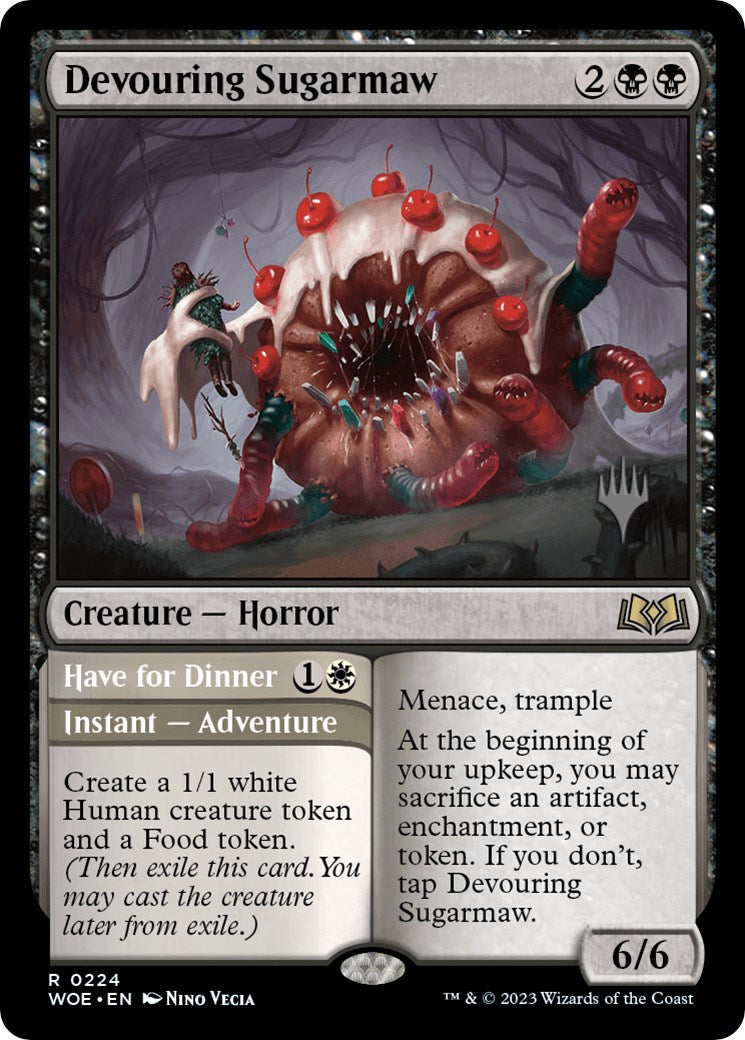 Devouring Sugarmaw // Have for Dinner(Promo Pack) [Wilds of Eldraine Promos] | Magic Magpie