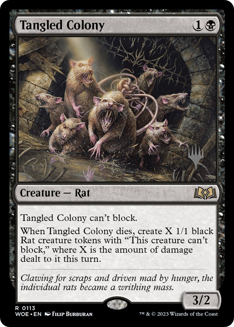 Tangled Colony (Promo Pack) [Wilds of Eldraine Promos] | Magic Magpie